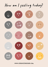 Load image into Gallery viewer, Emotions Sticker Sheet
